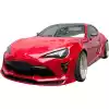 VSaero FRP AG T2 Wide Body Front Lip for Toyota 86 2017-2020 - Image 3