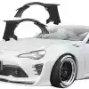 VSaero FRP AG T2 Wide Body Fenders (front) 4pc 50mm for Toyota 86 2017-2020 - Image 15