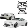 VSaero FRP AG T2 Wide Body Kit w Wings for Toyota 86 2017-2020 - Image 2