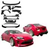 VSaero FRP AG T2 Wide Body Kit w Wings for Toyota 86 2017-2020 - Image 1