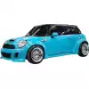 VSaero FRP LBPE Wide Body Fender Flares (front) for Mini Cooper R56 R57 2007-2013 - Image 2