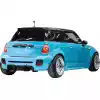 VSaero FRP LBPE Wide Body Fender Flares (rear) for Mini Cooper R56 R57 2007-2013 - Image 2