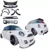 VSaero FRP LBPE Wide Body Kit for Mini Cooper R56 R57 2007-2013 - Image 4