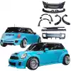 VSaero FRP LBPE Wide Body Kit for Mini Cooper R56 R57 2007-2013 - Image 1