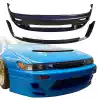 VSaero FRP TKYO v3 Wide Body Front Bumper 3pc for Nissan Silvia S13 1989-1994 > 2/3dr - Image 9