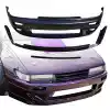 VSaero FRP TKYO v3 Wide Body Front Bumper 3pc for Nissan Silvia S13 1989-1994 > 2/3dr - Image 1