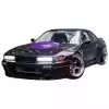 VSaero FRP TKYO v3 Wide Body Front Bumper 3pc for Nissan Silvia S13 1989-1994 > 2/3dr - Image 7