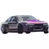 VSaero FRP TKYO v3 Wide Body Front Bumper 3pc for Nissan Silvia S13 1989-1994 > 2/3dr - Image 8