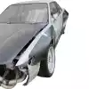 VSaero FRP TKYO v3 Wide Body Fender Flares (front) 40mm for Nissan Silvia S13 1989-1994 > 2/3dr - Image 12