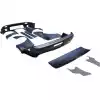 VSaero FRP TKYO v3 Wide Body Kit 12pc w Wings for Nissan Silvia S13 1989-1994 > 2dr Coupe - Image 3