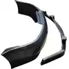 VSaero FRP TKYO Wide Body Front Bumper 2pc for Nissan Skyline R33 1995-1998 > 2dr Coupe - Image 3