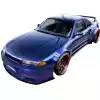 VSaero FRP TKYO Wide Body Fender Flares (front) 65mm for Nissan Skyline R33 1995-1998 > 2dr Coupe - Image 16