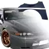 VSaero FRP TKYO Wide Body Fender Flares (front) 65mm for Nissan Skyline R33 1995-1998 > 2dr Coupe - Image 1