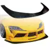 VSaero Plastic TKYO 1.5 Front Splitter for Toyota Supra (A90 A91) 2019-2022 - Image 1