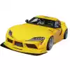 VSaero Plastic TKYO 1.5 Front Splitter for Toyota Supra (A90 A91) 2019-2022 - Image 11