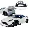 VSaero FRP TKYO Wide Body Kit /w Wing for Toyota GR86 2022-2023 - Image 5