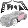 VSaero Plastic TKYO Wide Body Side Canards for Subaru BRZ 2022-2023 - Image 1