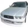 VSaero FRP WAL Front Lip Spoiler for Nissan Gloria Y33 1995-1999 - Image 6