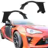 VSaero FRP AG T2 Wide Body Fenders (front) 4pc 50mm for Subaru BRZ ZN6 2013-2020 - Image 18