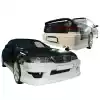 VSaero FRP MSPO Body Kit 4pc for Toyota Mark II JZX100 1996-2000 - Image 6