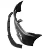 VSaero FRP TRDE Neo Type-A Front Bumper Splitter Combo for Lexus IS300 SXE10 2001-2005 - Image 3