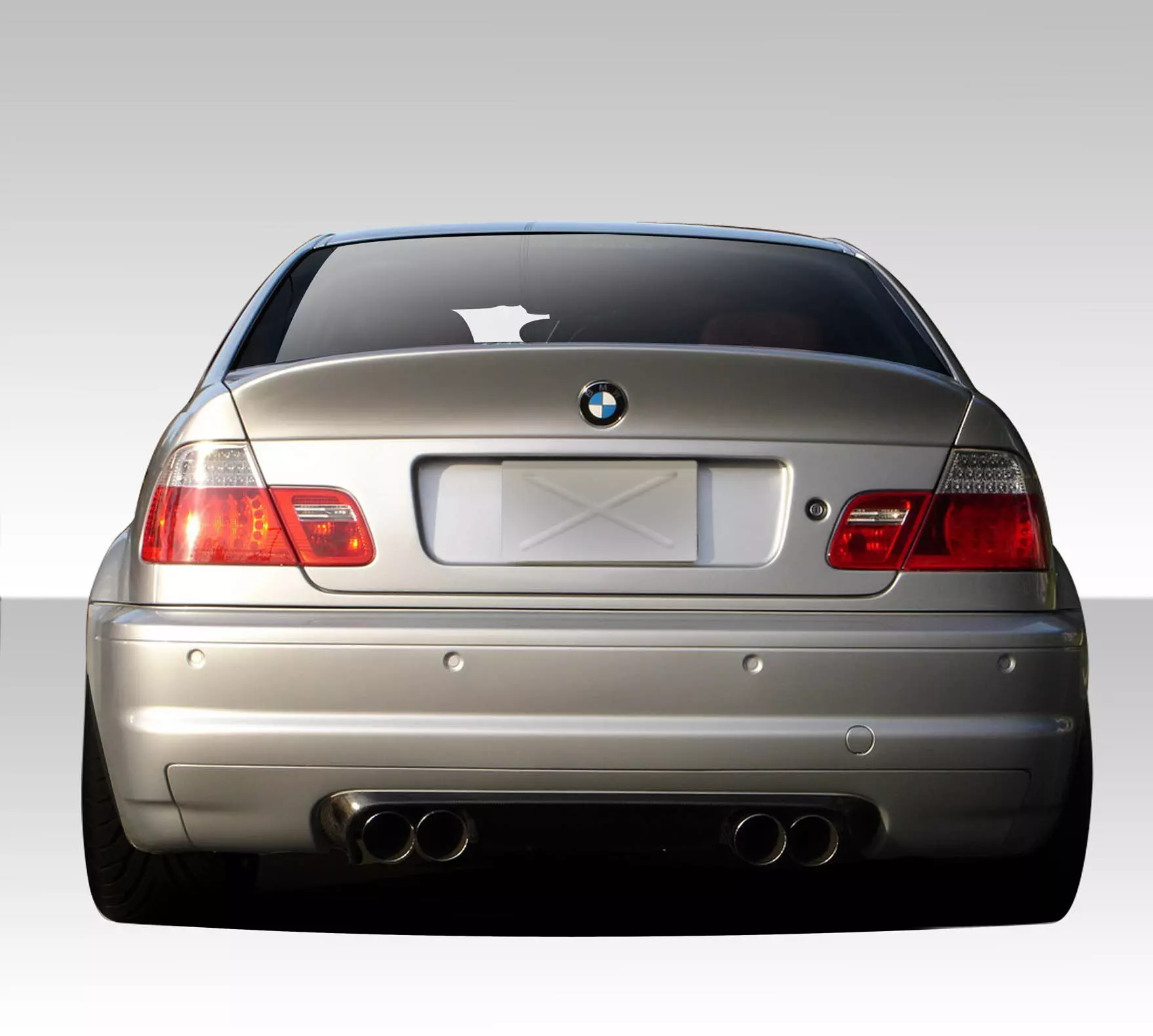 2000-2006 BMW 3 Series M3 E46 2DR Duraflex CSL Look Rear Wing Trunk Lid Spoiler- 1 Piece - Image 1