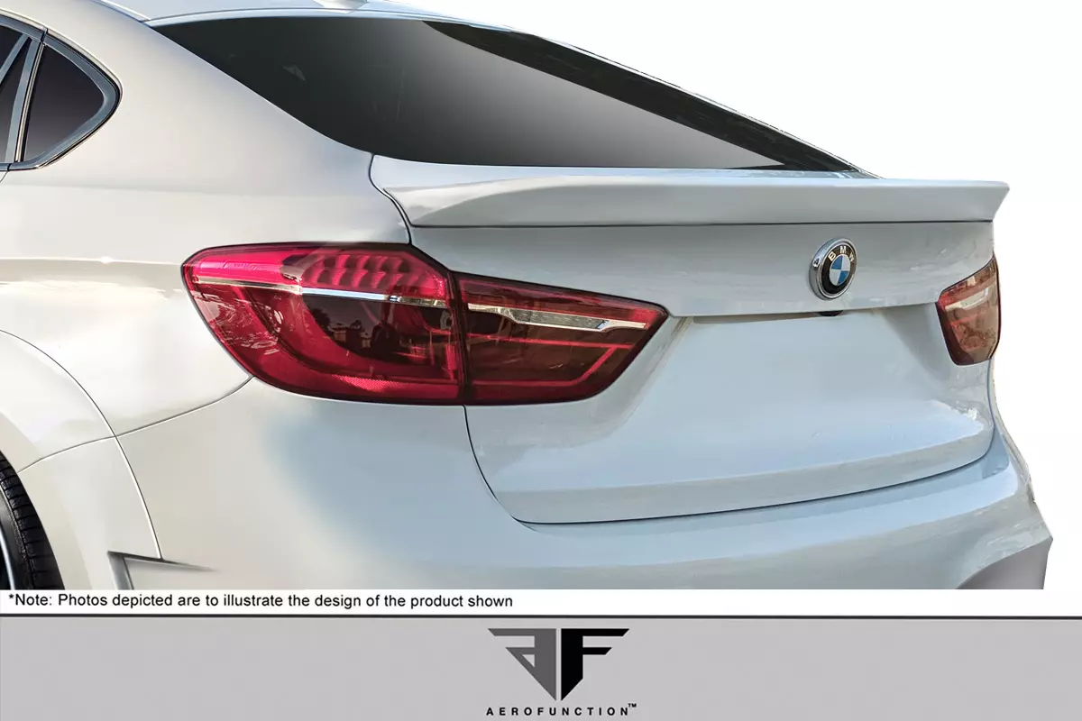 2015-2019 BMW X6 F16 / X6M F86 AF-1 Trunk Wing Spoiler ( GFK ) 1 Piece - Image 2