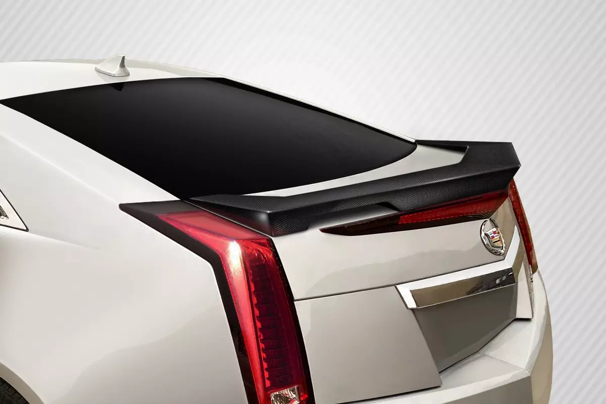 2011-2014 Cadillac CTS 2DR Carbon Creations PCR Rear Wing Spoiler 1 Piece - Image 1