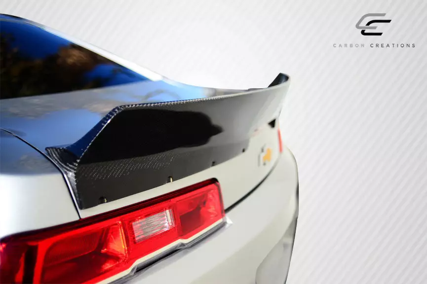 2014-2015 Chevrolet Camaro Carbon Creations GT Concept Rear Wing Trunk Lid Spoiler 1 Piece - Image 5
