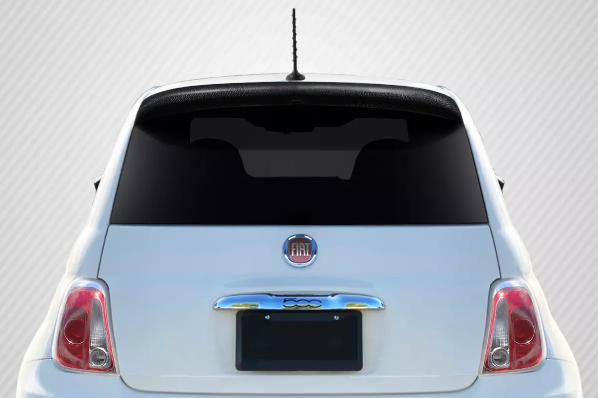 2012-2019 Fiat 500 Carbon Creations Abarth Look Roof Wing Spoiler 1 Piece - Image 1