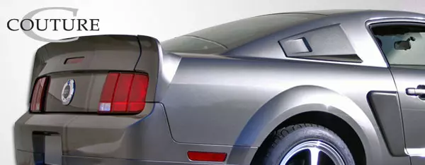 2005-2009 Ford Mustang Couture Urethane CVX Wing Trunk Lid Spoiler 3 Piece - Image 4