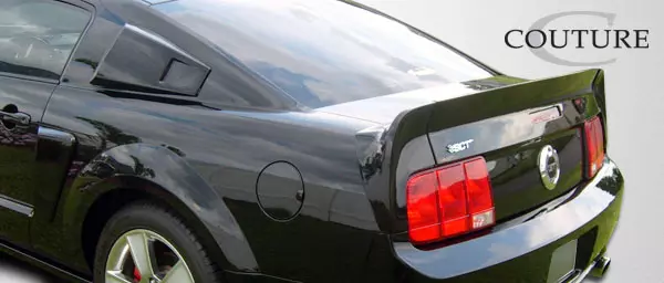 2005-2009 Ford Mustang Couture Urethane CVX Wing Trunk Lid Spoiler 3 Piece - Image 9