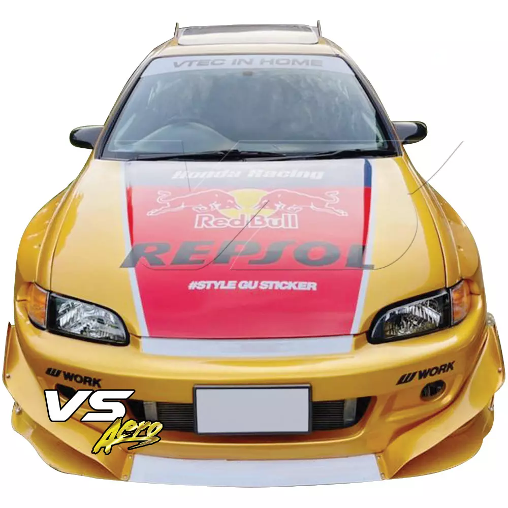 VSaero FRP TKYO Front Spoiler Lip > Honda Civic EG 1992-1995 > 3dr Hatchback - Image 10