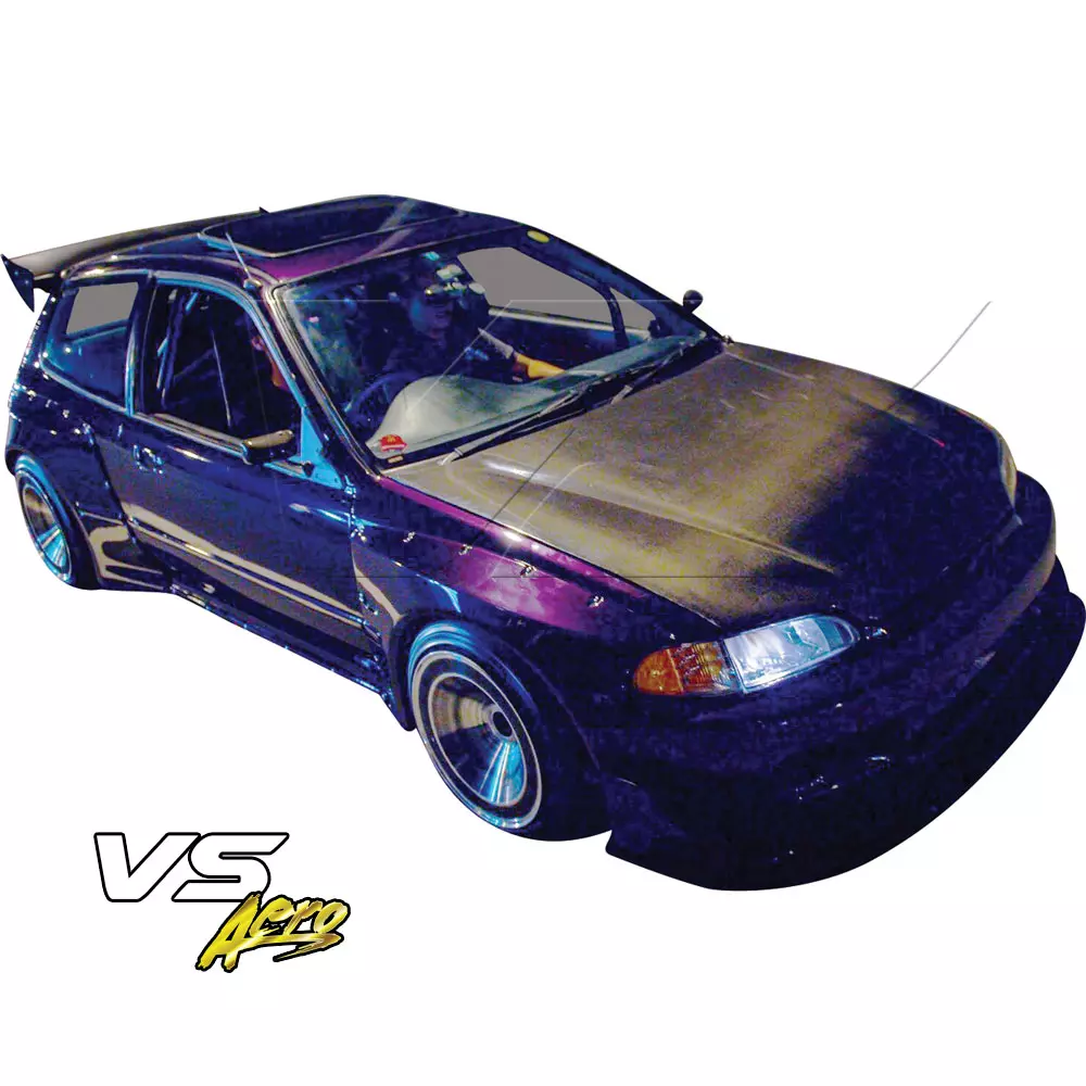 VSaero FRP TKYO Front Spoiler Lip > Honda Civic EG 1992-1995 > 3dr Hatchback - Image 9