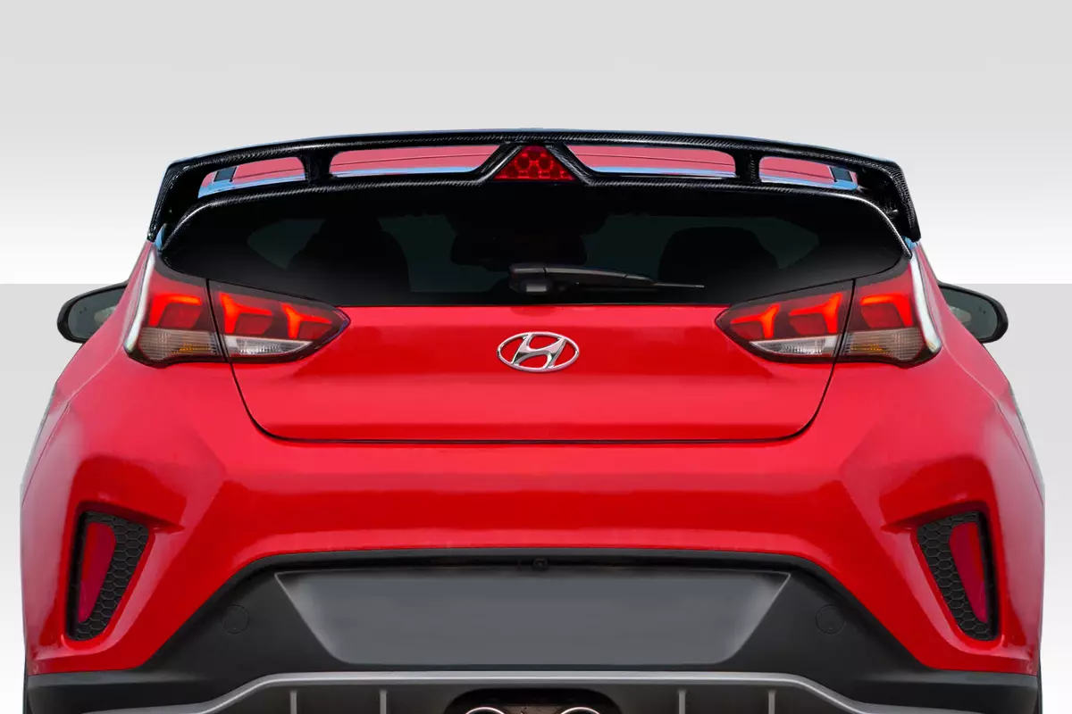 2019-2023 Hyundai Veloster Carbon Creations N Look Rear Wing Spoiler 1 Piece - Image 1