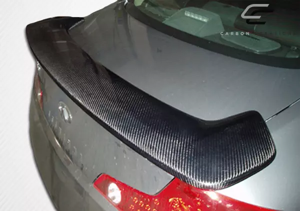 2003-2007 Infiniti G Coupe G35 Carbon Creations OER Look Wing Trunk Lid Spoiler 1 Piece - Image 3