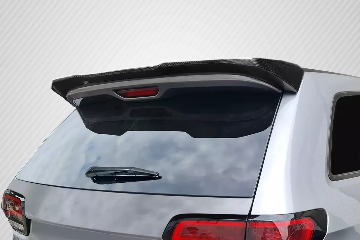 2011-2022 Jeep Grand Cherokee Carbon Creations Rainer Rear Roof Wing Spoiler 1 Piece - Image 1