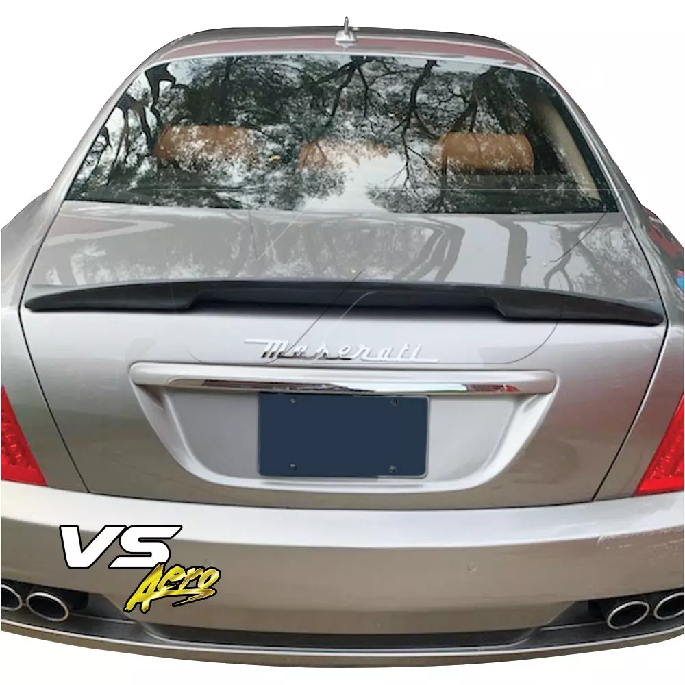 VSaero FRP WAL Trunk Spoiler Wing > Maserati Quattroporte 2005-2012 - Image 7