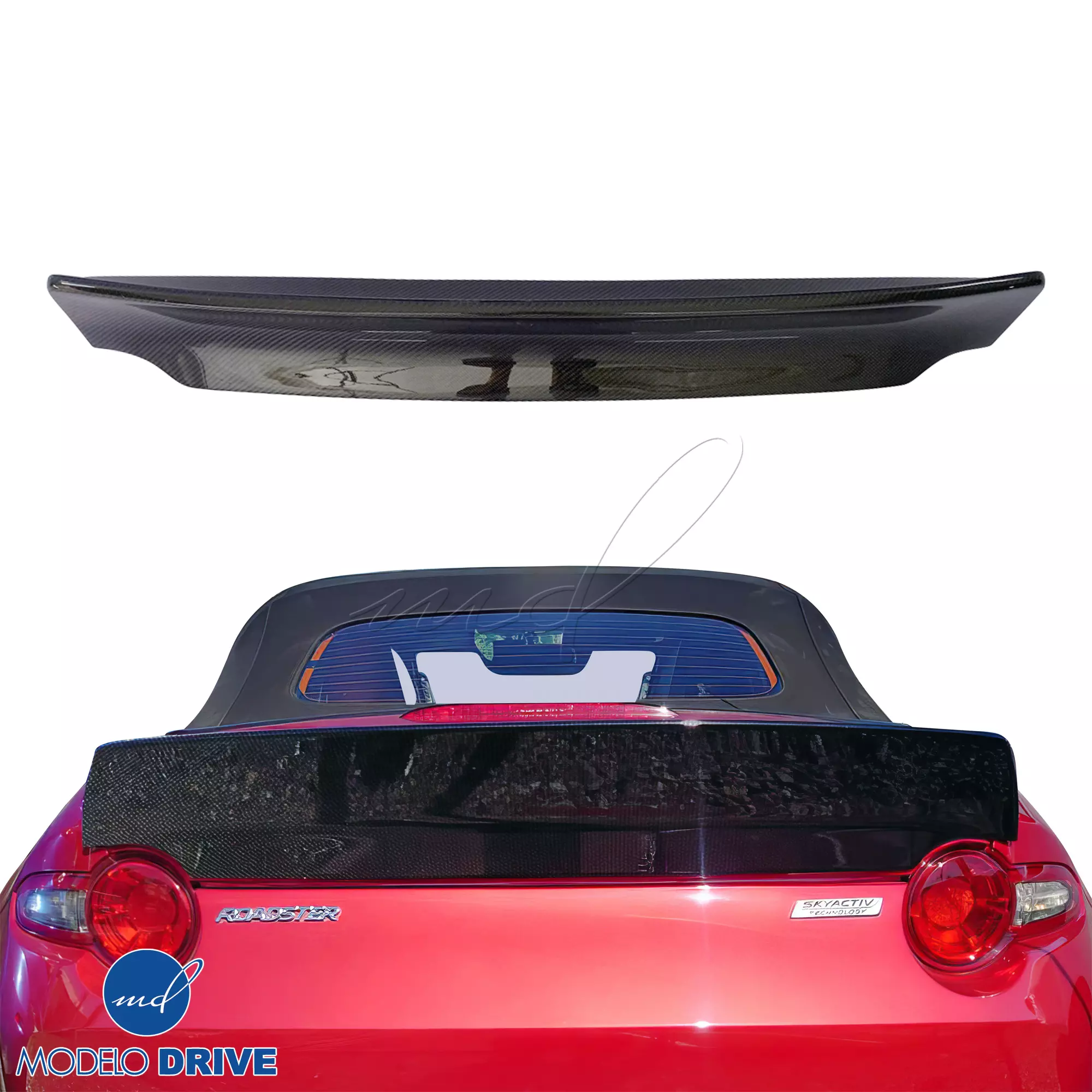 ModeloDrive Carbon Fiber TKYO Trunk Spoiler Wing > Mazda Miata (ND) 2016-2021 - Image 8