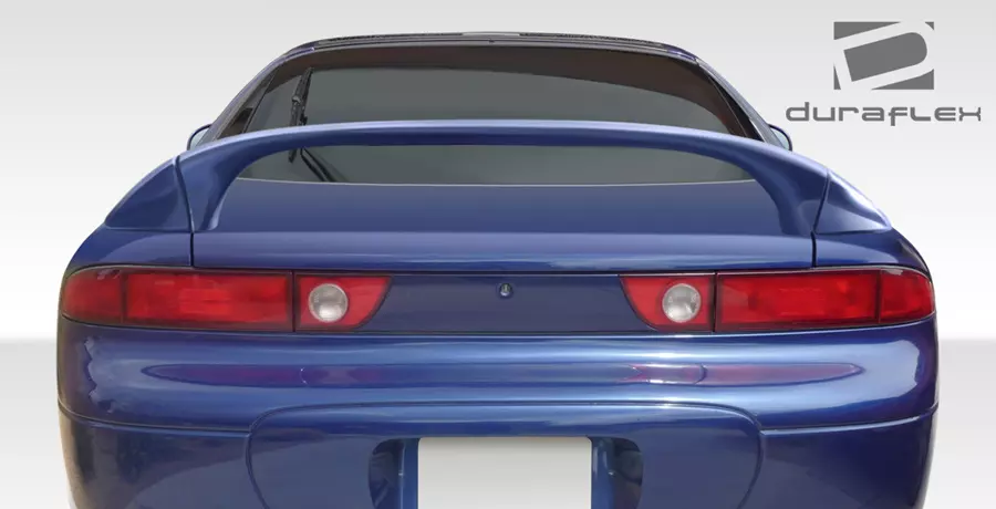 1991-1999 Mitsubishi 3000GT Duraflex VR4 Look Rear Wing Trunk Lid Spoiler 3 Piece - Image 2