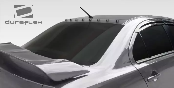 2008-2017 Mitsubishi Lancer / Lancer Evolution 10 4DR Duraflex RX-S Roof Wing Spoiler 1 Piece - Image 2