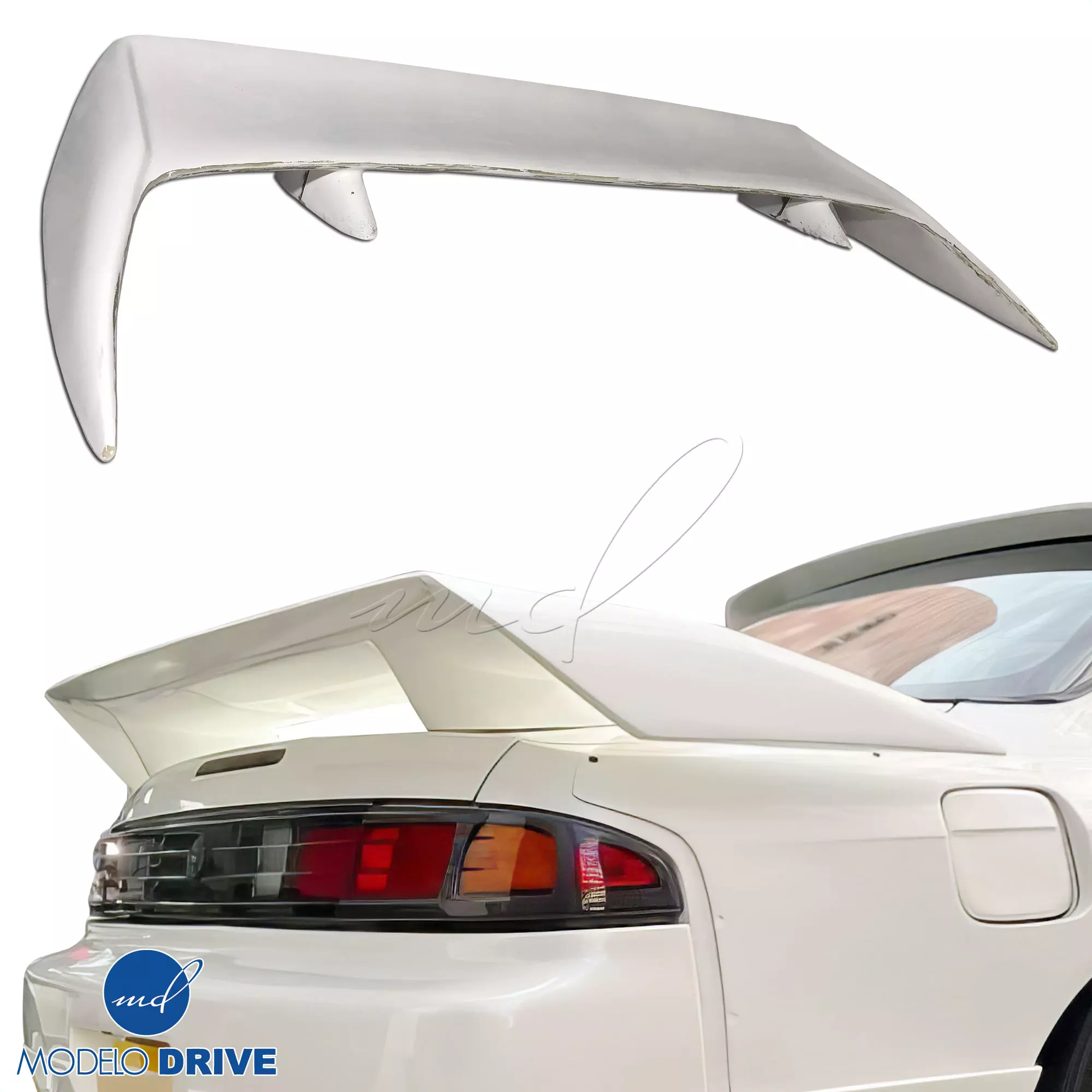 ModeloDrive FRP 3POW Spoiler Wing > Nissan 240SX S14 1995-1998 - Image 31
