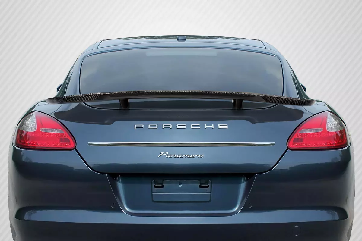 2010-2013 Porsche Panamera Carbon Creations Aeromoto Rear Wing Spoiler 1 Piece - Image 1