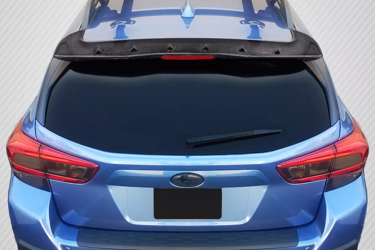 2018-2022 Subaru Crosstrek Carbon Creations STI Look Rear Wing Spoiler 1 Piece - Image 1